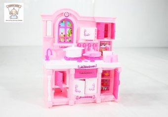 Thaiken ชุดครัว สีชมพู Kitchen Cooking Play Set Thaiken ชุดครัว สีชมพู Kitchen Cooking Play Set