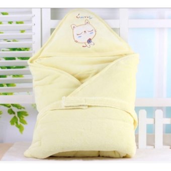 babyshop656 ผ้าห่มห่อตัวเด็กทารก ขนาด90x90 รุ่นแมว (สีเหลือง ) - Baby Towel 90x90 (Kitten yellow) babyshop656 ผ้าห่มห่อตัวเด็กทารก ขนาด90x90 รุ่นแมว (สีเหลือง ) - Baby Towel 90x90 (Kitten yellow)