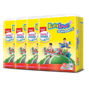 ขายยกลัง! BabyLove XL48 Nano PlayPants เบบี้เลิฟเพลย์แพ้นส์นาโนพลัส ซูปเปอร์จัมโบ้ XL แพ็คละ 48 ชิ้น x 4แพ็ค (ทั้งหมด192 ชิ้น) ขายยกลัง! BabyLove XL48 Nano PlayPants เบบี้เลิฟเพลย์แพ้นส์นาโนพลัส ซูปเปอร์จัมโบ้ XL แพ็คละ 48 ชิ้น x 4แพ็ค (ทั้งหมด192 ชิ้น)