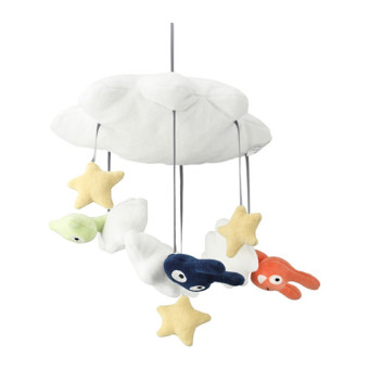 IKEA ฮิมเมลส์ค โมบาย, หลากสี 3 สหายบนเมฆและหมู่ดาว สำหรับเด็กทารก แรกเกิด IKEA ฮิมเมลส์ค โมบาย, หลากสี 3 สหายบนเมฆและหมู่ดาว สำหรับเด็กทารก แรกเกิด