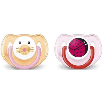 Philips Avent จุกนมหลอกเอเวนท์ รุ่นคลาสสิคลายสัตว์ 6-18 เดือน แมวน้ำสีชมพู แพ็ค 2 ชิ้น Philips Avent จุกนมหลอกเอเวนท์ รุ่นคลาสสิคลายสัตว์ 6-18 เดือน แมวน้ำสีชมพู แพ็ค 2 ชิ้น