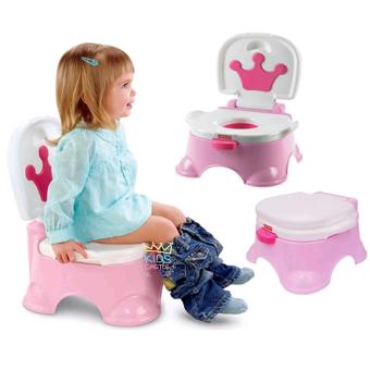 กระโถนฝึกเด็กขับถ่าย Potty Toilet มีเสียงเพลงเวลาขับถ่ายสีชมพู กระโถนฝึกเด็กขับถ่าย Potty Toilet มีเสียงเพลงเวลาขับถ่ายสีชมพู