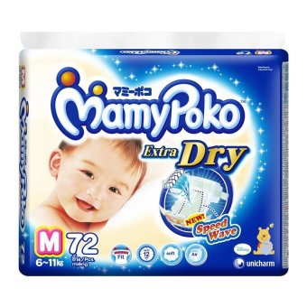 ขายยกลัง Mamy Poko ผ้าอ้อมเด็กแบบเทป Extra Dry ไซส์ M 72 ชิ้น 3 แพ็ค (ทั้งหมด 216 ชิ้น) ขายยกลัง Mamy Poko ผ้าอ้อมเด็กแบบเทป Extra Dry ไซส์ M 72 ชิ้น 3 แพ็ค (ทั้งหมด 216 ชิ้น)