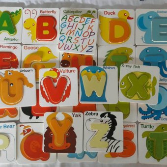 Baby Station ของเล่นไม้เสริมพัฒนาการ ชุดบัตรคำรูปสัตว์ จับคู่ ABC Baby Station ของเล่นไม้เสริมพัฒนาการ ชุดบัตรคำรูปสัตว์ จับคู่ ABC