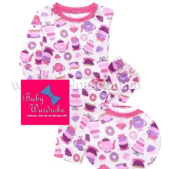 Baby Wardrobe ชุดนอนเด็ก ลาย ชุดถ้วยน้ำชา + เค้ก Baby Wardrobe ชุดนอนเด็ก ลาย ชุดถ้วยน้ำชา + เค้ก