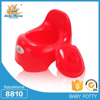 BabaMama กระโถนโถสุขภัณฑ์สำหรับเด็กสำหรับเด็กอายุ 5เดือน-2ปี รุ่น French toilet แบบ 8810 สีกุหลาบ BabaMama กระโถนโถสุขภัณฑ์สำหรับเด็กสำหรับเด็กอายุ 5เดือน-2ปี รุ่น French toilet แบบ 8810 สีกุหลาบ
