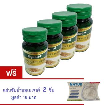 Fenucaps Plus ฟีนูแคป พลัส 4 ขวด ฟรีแผ่นซับน้ำนม 2ชิ้น Fenucaps Plus ฟีนูแคป พลัส 4 ขวด ฟรีแผ่นซับน้ำนม 2ชิ้น