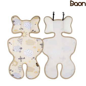 Daon เบาะรองนั่งระบายอากาศในรถเข็นหรือคาร์ซิท 3D Air Mesh Liner-Fantasy ลายการ์ตูน สีเหลือง Daon เบาะรองนั่งระบายอากาศในรถเข็นหรือคาร์ซิท 3D Air Mesh Liner-Fantasy ลายการ์ตูน สีเหลือง
