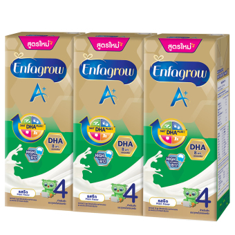 ขายยกลัง Enfagrow A+ 4 UHT รสจืด (24 กล่อง) ขายยกลัง Enfagrow A+ 4 UHT รสจืด (24 กล่อง)