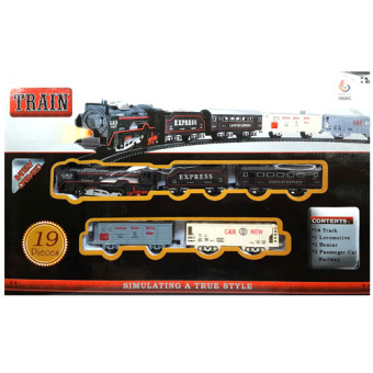 Kids Toys ของเล่น ชุดรถไฟโบราณพร้อมรางและอุปกรณ์รวม 19 ชิ้น มีไฟหน้า Kids Toys ของเล่น ชุดรถไฟโบราณพร้อมรางและอุปกรณ์รวม 19 ชิ้น มีไฟหน้า