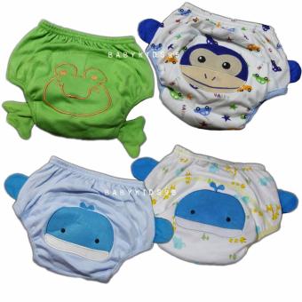 BABYKIDS95 กางเกงฝึกฉี่ (เป้าหนา 4 ชั้น) แพ็ค 4 ตัว size L (A21-4004) BABYKIDS95 กางเกงฝึกฉี่ (เป้าหนา 4 ชั้น) แพ็ค 4 ตัว size L (A21-4004)