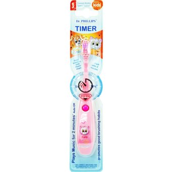 Dr. Phillips Sing A Song Timer Kids แปรงสีฟันดนตรี สำหรับเด็ก 3-7 ปี (Pink) Dr. Phillips Sing A Song Timer Kids แปรงสีฟันดนตรี สำหรับเด็ก 3-7 ปี (Pink)