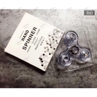 LED สีใส Fidget Spinner finger gyro Tri-s Pinner อยู่ไม่สุขของเล่น LED สีใส Fidget Spinner finger gyro Tri-s Pinner อยู่ไม่สุขของเล่น