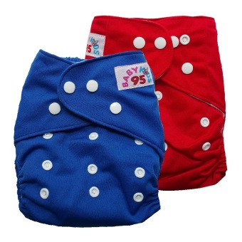 BABYKIDS95 กางเกงผ้าอ้อมกันน้ำ ไซส์เด็ก 3-16กก. เซ็ท 2ตัว (สีน้ำเงิน/สีแดง) BABYKIDS95 กางเกงผ้าอ้อมกันน้ำ ไซส์เด็ก 3-16กก. เซ็ท 2ตัว (สีน้ำเงิน/สีแดง)