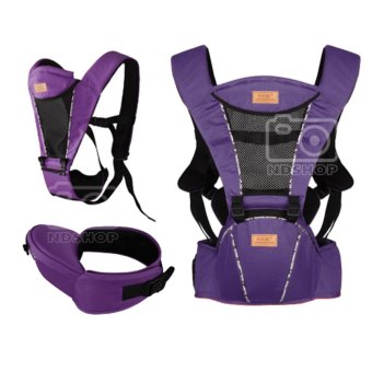 Carrier + Hip Seat Mengbadun รุ่น 8808 เป้อุ้มเด็กแบบมีอานนั่ง สีม่วง Carrier + Hip Seat Mengbadun รุ่น 8808 เป้อุ้มเด็กแบบมีอานนั่ง สีม่วง