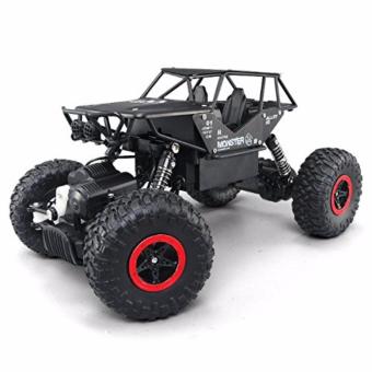 รถบังคับ รถไต่หินบอดี้โลหะ 4WD Alloy Monster Rock Crawler - สีดำ