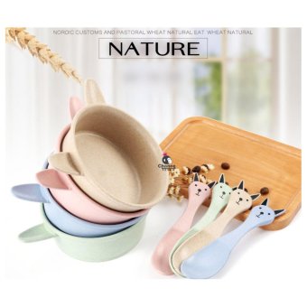 CHANEE Youkejia Baby Bowl ชุดอุปกรณ์ทานอาหารสำหรับเด็ก - Pink CHANEE Youkejia Baby Bowl ชุดอุปกรณ์ทานอาหารสำหรับเด็ก - Pink