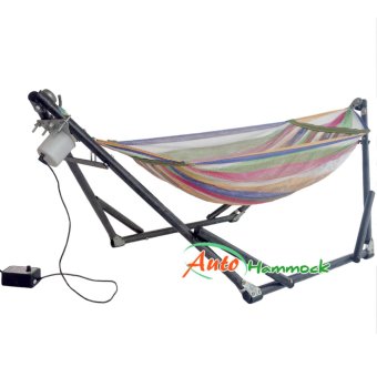 Auto Hammock เปลไกวเด็กอ่อนแบบเปลไกวอัตโนมัติขนาดเล็กสีสายรุ้งกับมอเตอร์ S-Baby Auto Hammock เปลไกวเด็กอ่อนแบบเปลไกวอัตโนมัติขนาดเล็กสีสายรุ้งกับมอเตอร์ S-Baby