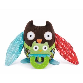 Minlane Toys Skip Hop Hug & Hide OWL Stroller toy ของเล่นผ้า ลายนกฮูก มีเสียง ห้อยรถเข็นได้ สดใส น่ารัก Minlane Toys Skip Hop Hug & Hide OWL Stroller toy ของเล่นผ้า ลายนกฮูก มีเสียง ห้อยรถเข็นได้ สดใส น่ารัก