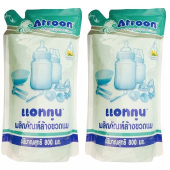 Attoon น้ำยาล้างขวดนม ขนาด600 ml. 2ถุง Attoon น้ำยาล้างขวดนม ขนาด600 ml. 2ถุง