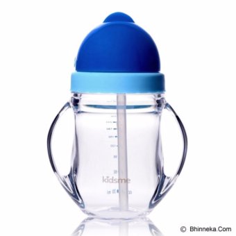 Kidsme ขวดหัดดื่มสำหรับเด็กเนื้อไตรตัน ( สีฟ้า ) Kidsme ขวดหัดดื่มสำหรับเด็กเนื้อไตรตัน ( สีฟ้า )