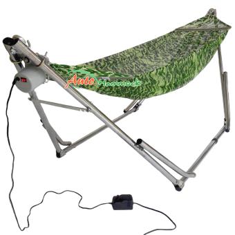 Auto Hammock เปลไกวเด็กอัตโนมัติแบบเปลญวนใหญ่สีเขียว (Hammock) กับมอเตอร์ Vinanoi100Kg. Auto Hammock เปลไกวเด็กอัตโนมัติแบบเปลญวนใหญ่สีเขียว (Hammock) กับมอเตอร์ Vinanoi100Kg.