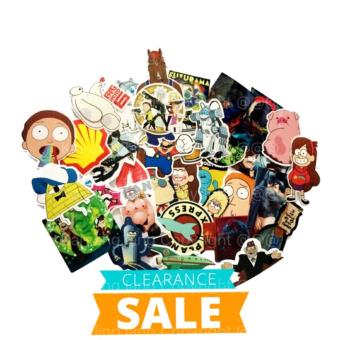 Sticker Pro สติ๊กเกอร์กันน้ำ ติดของ 50 ชิ้น/ แพ๊ค แบบสุ่ม Sticker Pro สติ๊กเกอร์กันน้ำ ติดของ 50 ชิ้น/ แพ๊ค แบบสุ่ม