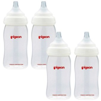 PIGEON ขวดนม PPWN รุ่น PG0086401 240ml พร้อมจุกนม รุ่นพลัส Size M 4 ขวด (สีขาว) PIGEON ขวดนม PPWN รุ่น PG0086401 240ml พร้อมจุกนม รุ่นพลัส Size M 4 ขวด (สีขาว)