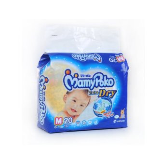 ขายยกลัง! Mamy Poko ผ้าอ้อมเด็ก แบบเทป ไซส์ M 8 แพ็ค 160 ชิ้น (แพ็คละ 20 ชิ้น) ขายยกลัง! Mamy Poko ผ้าอ้อมเด็ก แบบเทป ไซส์ M 8 แพ็ค 160 ชิ้น (แพ็คละ 20 ชิ้น)
