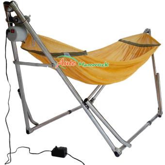 Auto Hammock เปลไกวเด็กอัตโนมัติแบบเปลญวนใหญ่สีเหลืองกับมอเตอร์ Vinanoi 100 Kg. Auto Hammock เปลไกวเด็กอัตโนมัติแบบเปลญวนใหญ่สีเหลืองกับมอเตอร์ Vinanoi 100 Kg.