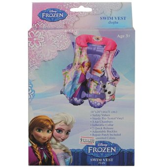 Disney เสื้อชูชีพเป่าลม ลายโฟเซน FROZEN ขนาด18''x20'' FZ3201 Disney เสื้อชูชีพเป่าลม ลายโฟเซน FROZEN ขนาด18''x20'' FZ3201