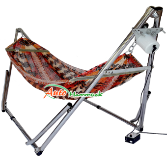 Auto Hammock เปลไกวเด็กอัตโนมัติแบบเปลญวนใหญ่ ลายตัด (สีเหลือง/ส้ม/เหลือง/แดง/ขาว/ดำ) Auto Hammock เปลไกวเด็กอัตโนมัติแบบเปลญวนใหญ่ ลายตัด (สีเหลือง/ส้ม/เหลือง/แดง/ขาว/ดำ)