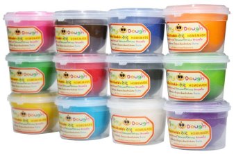 Kidsza แป้งโดว์ 12 สี ฝาซีล (140 g. x 12 กระปุก) Kidsza แป้งโดว์ 12 สี ฝาซีล (140 g. x 12 กระปุก)