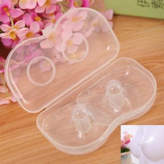 ซิลิโคนจุกนมป้องกันนมพร้อมกล่องบรรจุ clear ซิลิโคนจุกนมป้องกันนมพร้อมกล่องบรรจุ clear