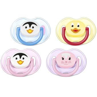 Philips Avent จุกนมหลอกเอเวนท์ รุ่นคลาสสิคลายสัตว์ 0-6 เดือน แพ็ค 2 ชิ้น Philips Avent จุกนมหลอกเอเวนท์ รุ่นคลาสสิคลายสัตว์ 0-6 เดือน แพ็ค 2 ชิ้น