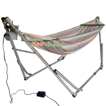 Auto Hammock เปลไกวเด็กอัตโนมัติแบบเปลญวนใหญ่สีสายรุ้งกับมอเตอร์ Vinanoi 100 Kg. Auto Hammock เปลไกวเด็กอัตโนมัติแบบเปลญวนใหญ่สีสายรุ้งกับมอเตอร์ Vinanoi 100 Kg.