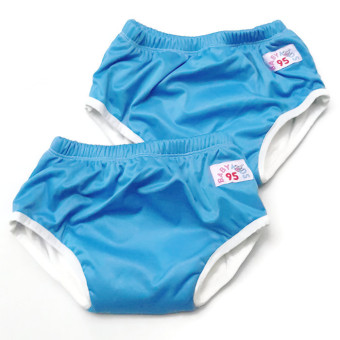 BABYKIDS95 กางเกงผ้าอ้อมแบบสวม รุ่นแบมบู กันน้ำ Size:L รอบเอว 16-22 นิ้ว เซ็ท 2 ตัว (สีน้ำเงิน) BABYKIDS95 กางเกงผ้าอ้อมแบบสวม รุ่นแบมบู กันน้ำ Size:L รอบเอว 16-22 นิ้ว เซ็ท 2 ตัว (สีน้ำเงิน)