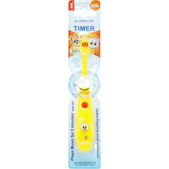 Dr. Phillips Sing A Song Timer Kids แปรงสีฟันดนตรี สำหรับเด็ก 3-7 ปี (Yellow) Dr. Phillips Sing A Song Timer Kids แปรงสีฟันดนตรี สำหรับเด็ก 3-7 ปี (Yellow)
