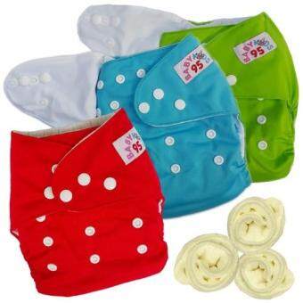 กางเกงผ้าอ้อมกันน้ำ+แผ่นซับไมโครฯ Size:3-16กก. เซ็ท3ตัว (Green/Blue/ Red) กางเกงผ้าอ้อมกันน้ำ+แผ่นซับไมโครฯ Size:3-16กก. เซ็ท3ตัว (Green/Blue/ Red)