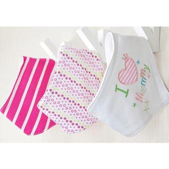 Baby Touch ผ้ากันเปื้อนเด็ก เซตเบสิค 3 ผืน ลายรักแม่ Baby Touch ผ้ากันเปื้อนเด็ก เซตเบสิค 3 ผืน ลายรักแม่