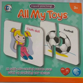 Baby Station ของเล่นเสริมทักษะ จิ๊กซอว์สองส่วน All My Toys Baby Station ของเล่นเสริมทักษะ จิ๊กซอว์สองส่วน All My Toys