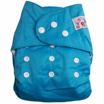 BABYKIDS95 กางเกงผ้าอ้อมซักได้ ชนิดกันน้ำ รุ่นดีลักส์ ไซส์เด็ก 3-16กก. (สีฟ้า) BABYKIDS95 กางเกงผ้าอ้อมซักได้ ชนิดกันน้ำ รุ่นดีลักส์ ไซส์เด็ก 3-16กก. (สีฟ้า)