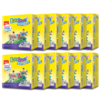 ขายยกลัง! BABYLOVE เพลย์แพ้นส์นาโนพลัส แบบธรรมดา ไซส์ XXL แพ็คละ 12 ชิ้น (ทั้งหมด 12 แพ็ค รวม 144 ชิ้น) ขายยกลัง! BABYLOVE เพลย์แพ้นส์นาโนพลัส แบบธรรมดา ไซส์ XXL แพ็คละ 12 ชิ้น (ทั้งหมด 12 แพ็ค รวม 144 ชิ้น)