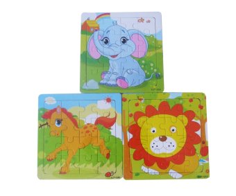 DD Baby จิ๊กซอร์รูปสัตว์ ของเล่นไม้เสริมพัฒนาการ Wooden Toy -3 แผ่น DD Baby จิ๊กซอร์รูปสัตว์ ของเล่นไม้เสริมพัฒนาการ Wooden Toy -3 แผ่น