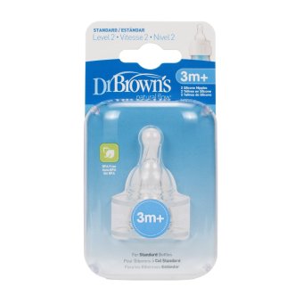 Dr.Brown's จุกนมเลเวล 2 สำหรับขวดมาตรฐาน Dr.Brown's จุกนมเลเวล 2 สำหรับขวดมาตรฐาน