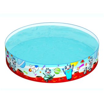 Bestway Pool สระน้ำขอบตั้งลายหุ่นยนต์ 5 ฟุต 155x25cm. รุ่น 55021 Bestway Pool สระน้ำขอบตั้งลายหุ่นยนต์ 5 ฟุต 155x25cm. รุ่น 55021
