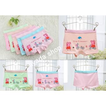 กางเกงในเด็ก บ็อกเซอร์ ลายหมู แพ็ค 3 ชิ้น คละสี Children's underwear Boxer กางเกงในเด็ก บ็อกเซอร์ ลายหมู แพ็ค 3 ชิ้น คละสี Children's underwear Boxer