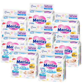 ขายยกลัง! Merries ผ้าอ้อมเมอร์รี่ส์ชนิดเทป ไซส์ Newborn 24 ชิ้น x 8 แพค (รวม 192 ชิ้น) ขายยกลัง! Merries ผ้าอ้อมเมอร์รี่ส์ชนิดเทป ไซส์ Newborn 24 ชิ้น x 8 แพค (รวม 192 ชิ้น)