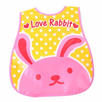 Baby Touch ผ้ากันเปื้อนเด็ก กันน้ำ ลายกระต่าย Baby Touch ผ้ากันเปื้อนเด็ก กันน้ำ ลายกระต่าย