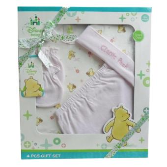 Baby Gift Set ชุดของขวัญ เด็กแรกเกิด 4 ชิ้น หมี Pooh สีชมพู CP-3130 Baby Gift Set ชุดของขวัญ เด็กแรกเกิด 4 ชิ้น หมี Pooh สีชมพู CP-3130